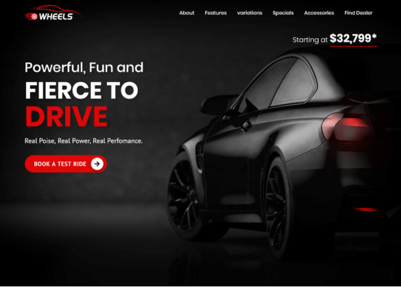 Wheels - Automobile Business Multipurpose and Responsive HTML Template